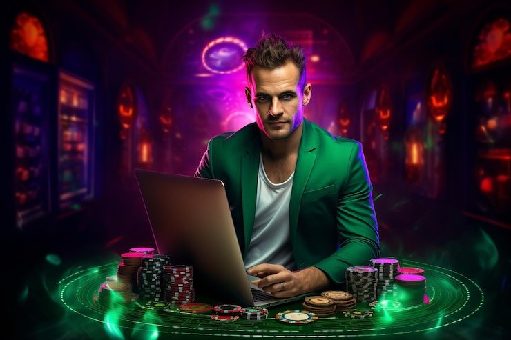 Live blackjack table with professional dealer and player interface